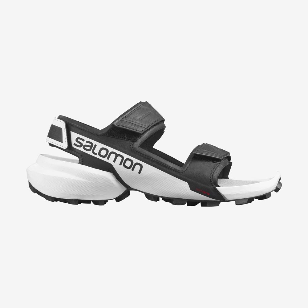 Sandales Salomon Homme Noir / Blanche - Salomon SPEEDCROSS - France (7149-ZDOHU)